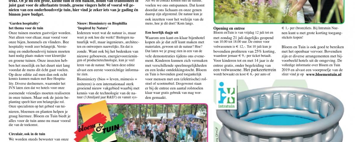 Lingue Taalwerk artikel Bloem & Tuin